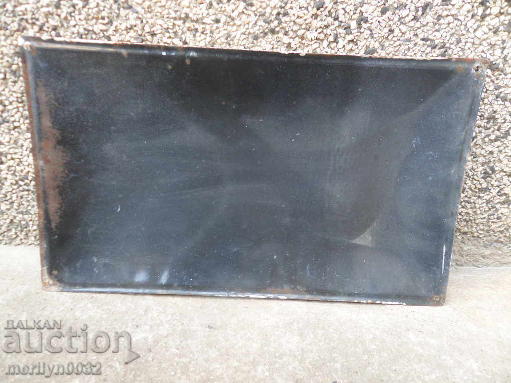 Delivery of Enamel plate, ORIGINAL 50/30 cm Delivery of Enamel plate, ORIGINAL 50/30 cm