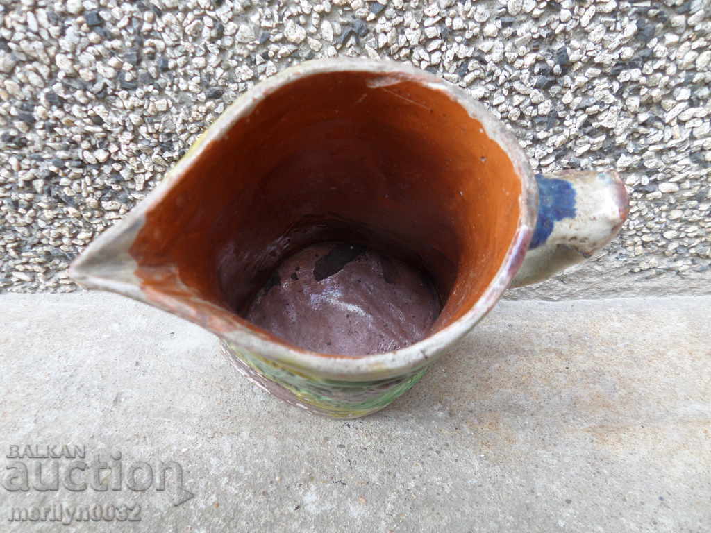 Relief Trojan jug, pottery, bas-relief, late 19th century - 5