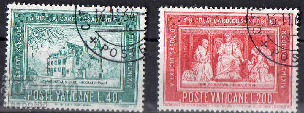 1964. Ватикана. 5 в. от смъртта на Кардинал Никола Кузано.