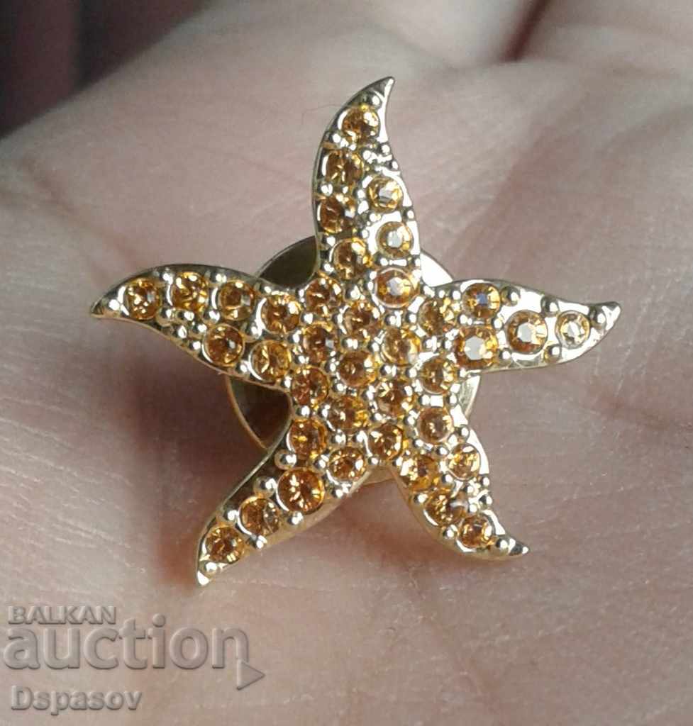 Broșă Insigna Swarovski Swarovski Sea Star