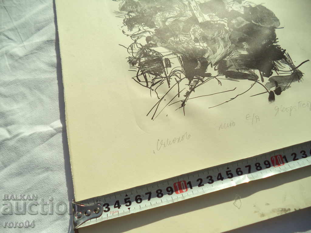 Livrarea JAVORA PETROVA 1957 - "SAMOKOV" LITHO E / A