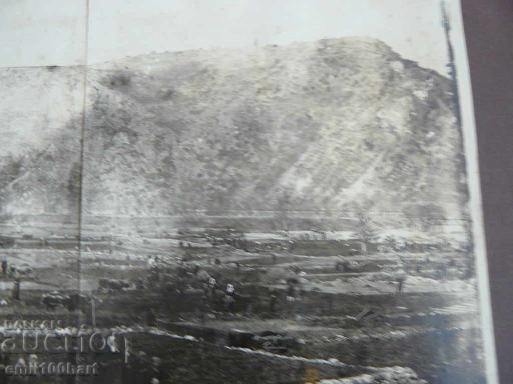 Παράδοση Μια μεγάλη παλιά πανοραμική εικόνα Στο πεδίο - σε χαρτόνι Παράδοση Μια μεγάλη παλιά πανοραμική εικόνα Στο πεδίο - σε χαρτόνι