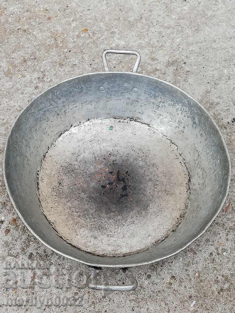 Auction  Old copper tray copper vessel copper, tray, pan