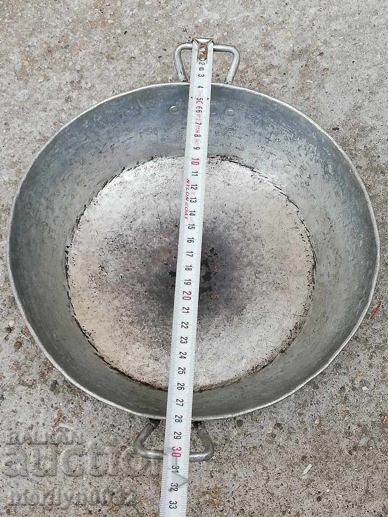 Old copper tray copper vessel copper, tray, pan - 5