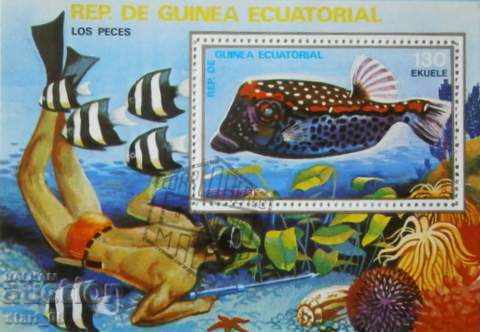 Σουβενίρ μπλοκ Δημοκρατία της Γουινέας Ισημερινός