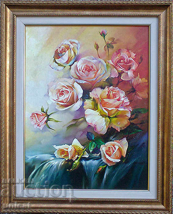 Roses, painting