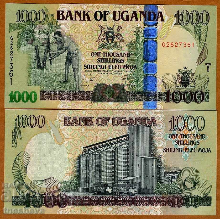 UGANDA 1000 SHILING 2009 UNC