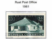 1961. Αυστρία. Ημέρα αποστολής ταχυδρομικών αποστολών.