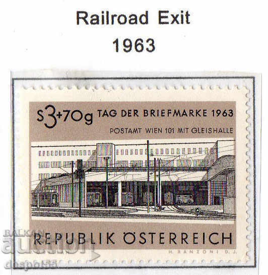 1963. Αυστρία. Ημέρα αποστολής ταχυδρομικών αποστολών.
