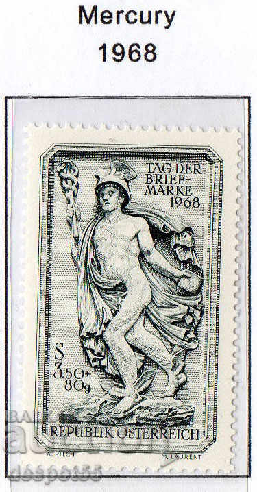 1968. Австрия. Ден на пощенската марка.