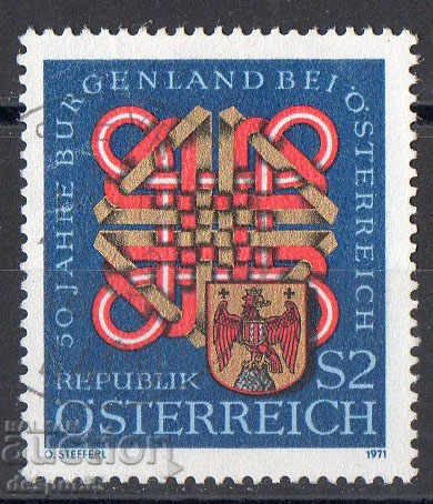1971. Αυστρία. Burgenland - ομοσπονδιακή αυστριακή επαρχία.