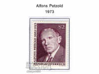 1973. Austria. Alphonse Maria Pezold, Austrian writer.