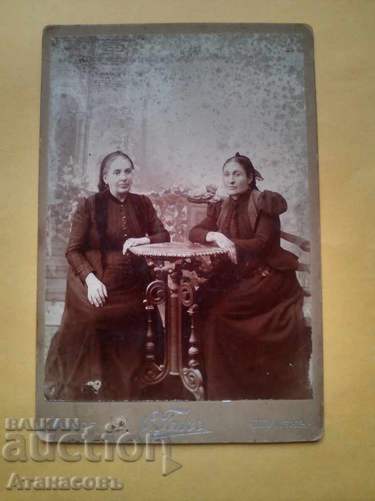 Fotografie Fotografie Carton S. Gelch Rousse Shumen 1900