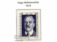 1974. Austria. Hugo von Hoffmanstal, poet, dramaturg.