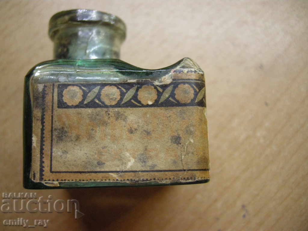 old ink bottles, ink cartridge, pedestal - 6 old ink bottles, ink cartridge, pedestal - 6