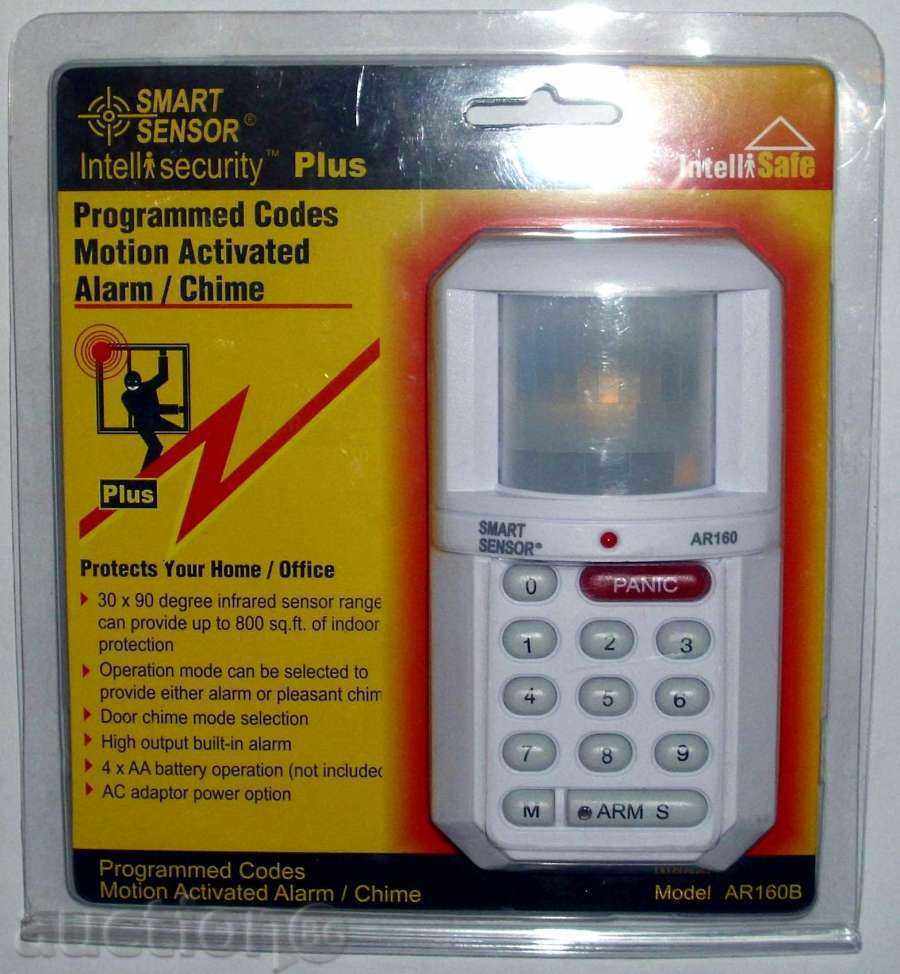 Alarm with motion sensor against thieves