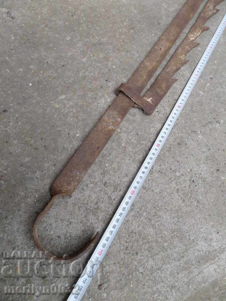 Old forged brace for hearth iron forged iron with price 47.00 BGN | € 24.03