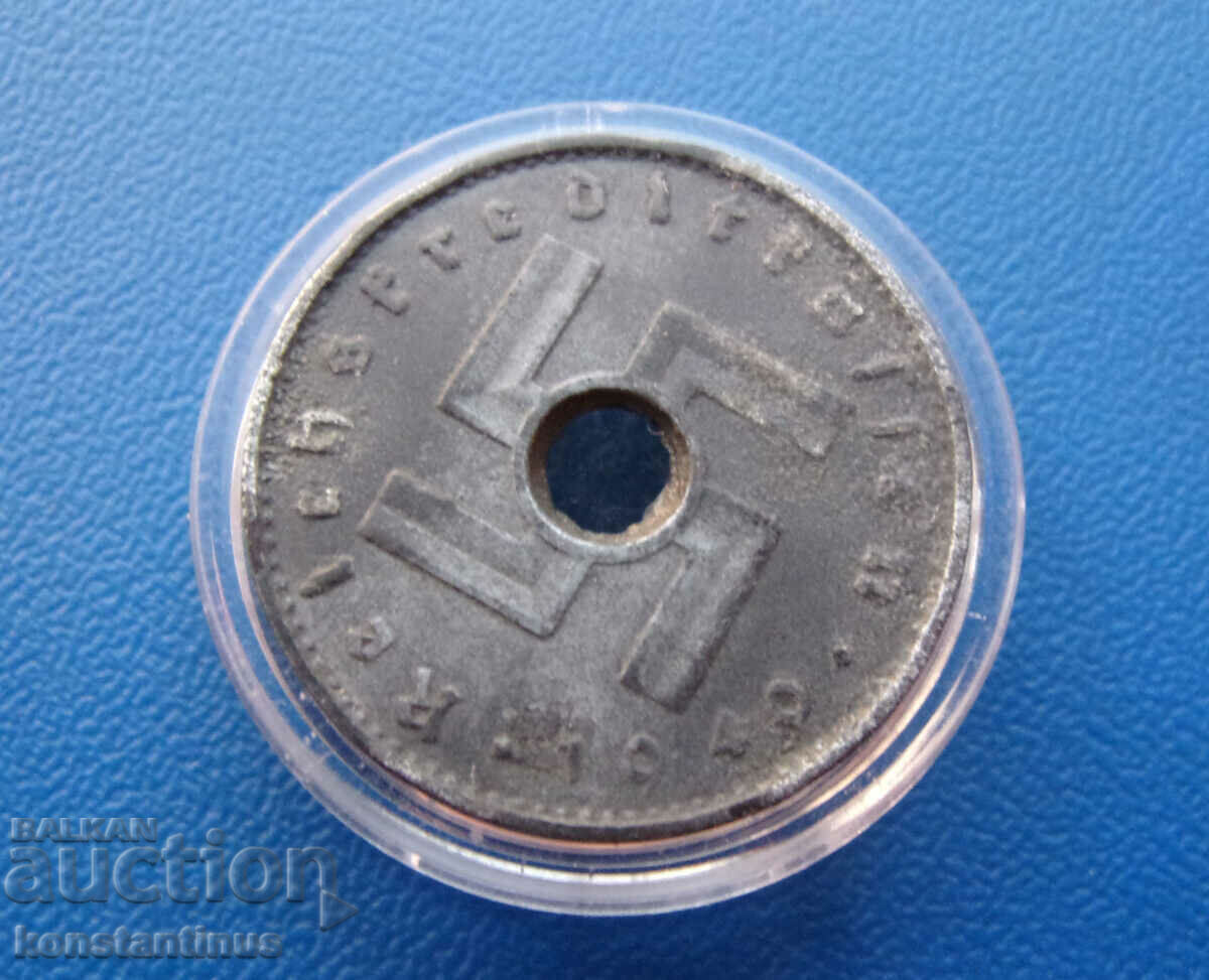 Licitație Germania Ocupație 10 Pfennig 1940 Foarte rar