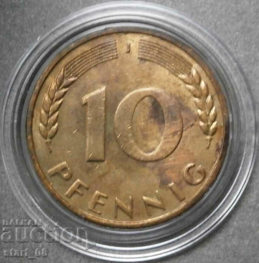 Германия 10 пфенига 1949г.