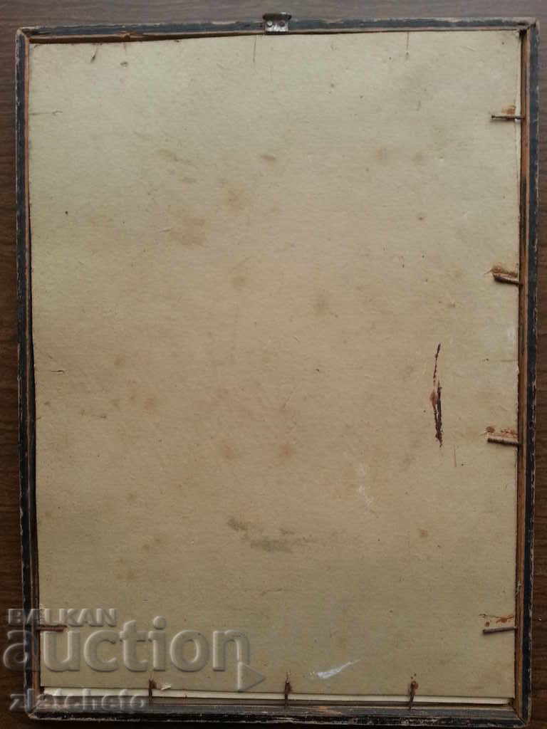 Delivery of Old painting of a military. Signature Delivery of Old painting of a military. Signature