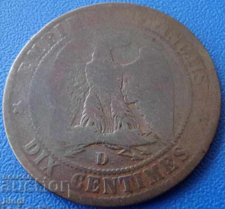 Franța 10 Santim 1856 BZZ cu preț € 1.53 | 2.99 BGN Franța 10 Santim 1856 BZZ cu preț € 1.53 | 2.99 BGN