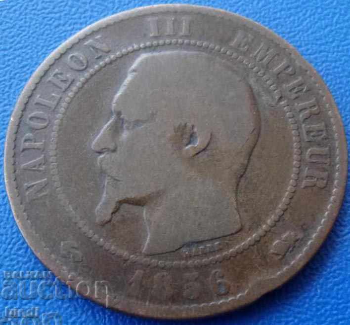Franța 10 Santim 1856 BZZ cu preț € 1.53 | 2.99 BGN Franța 10 Santim 1856 BZZ cu preț € 1.53 | 2.99 BGN
