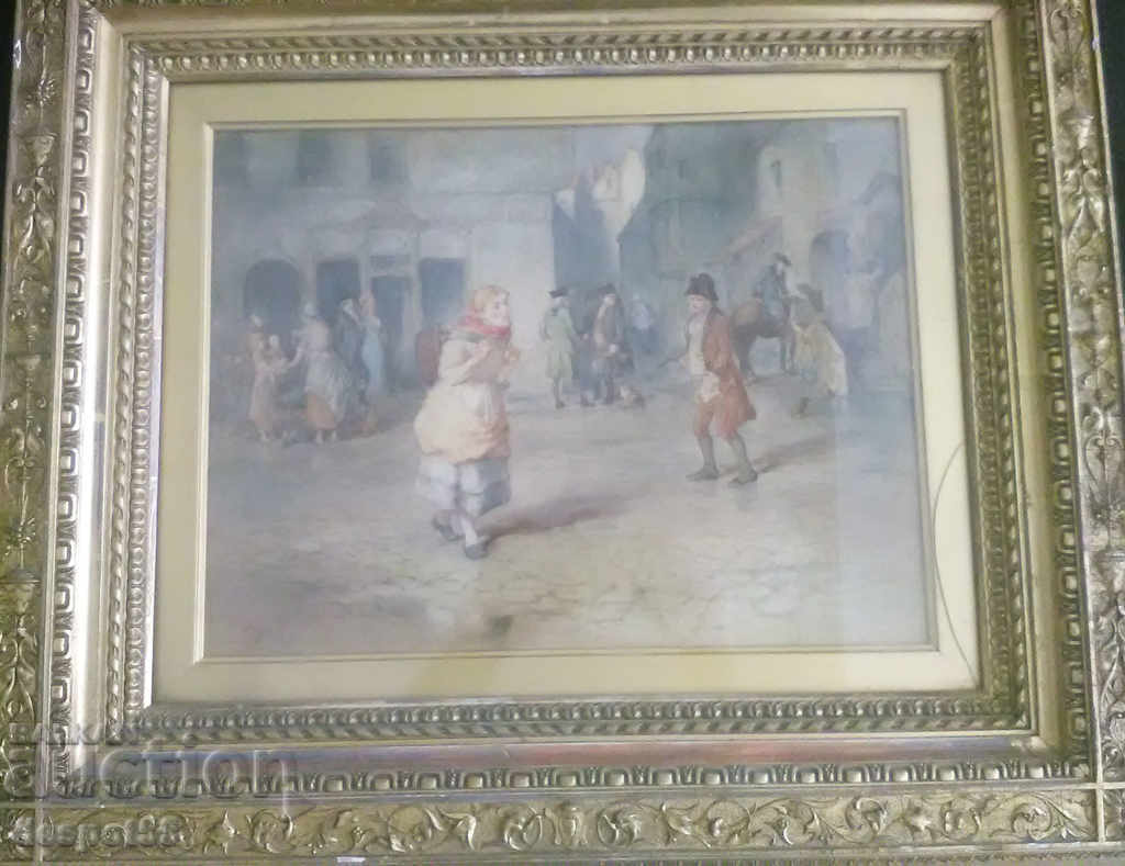 1890. Англия. George Hay (1831 - 1912). На площада. с цена 850.00 лв. | € 434.60 1890. Англия. George Hay (1831 - 1912). На площада. с цена 850.00 лв. | € 434.60