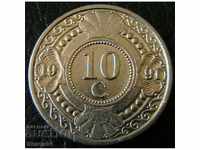 10 cents 1991, Netherlands Antilles