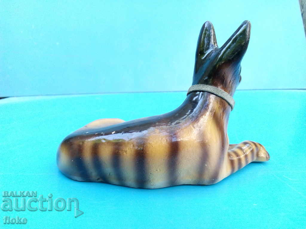 Auction  Ceramic statuette - German shepherd