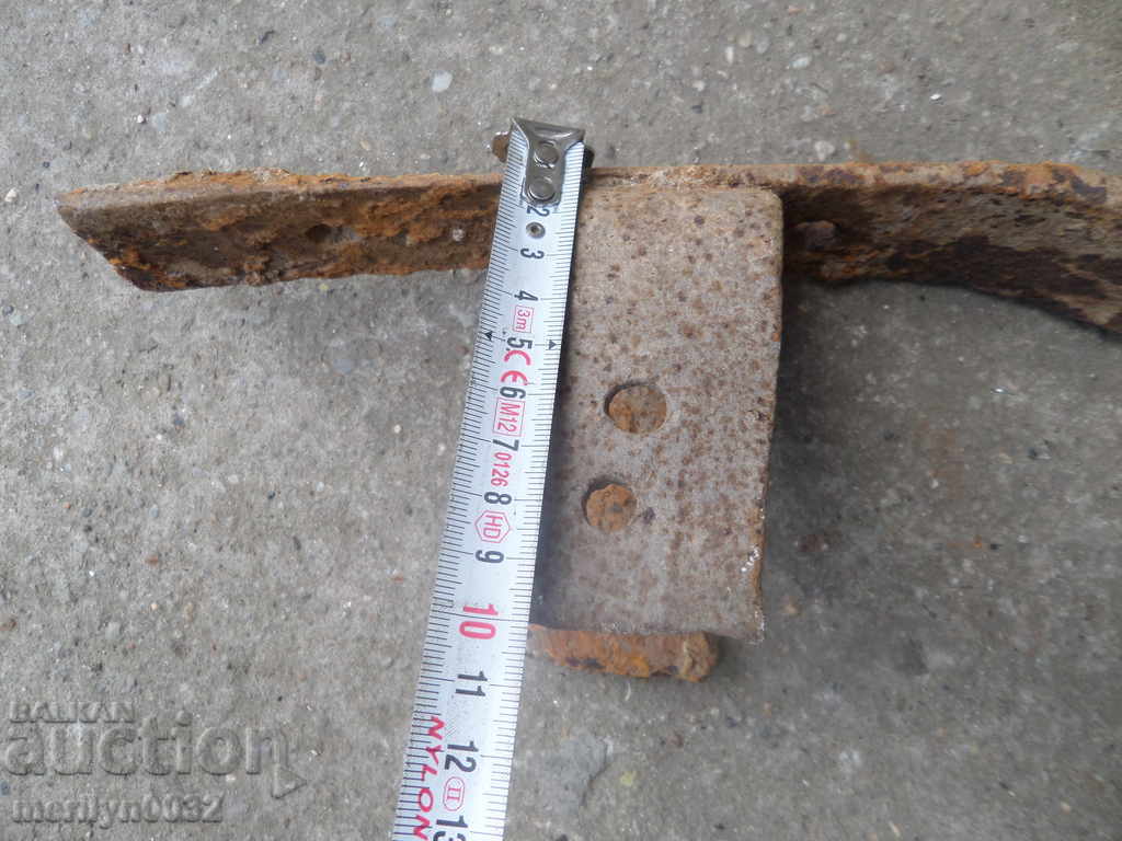 Hand forged wagon brake, wrought iron - 5 Hand forged wagon brake, wrought iron - 5