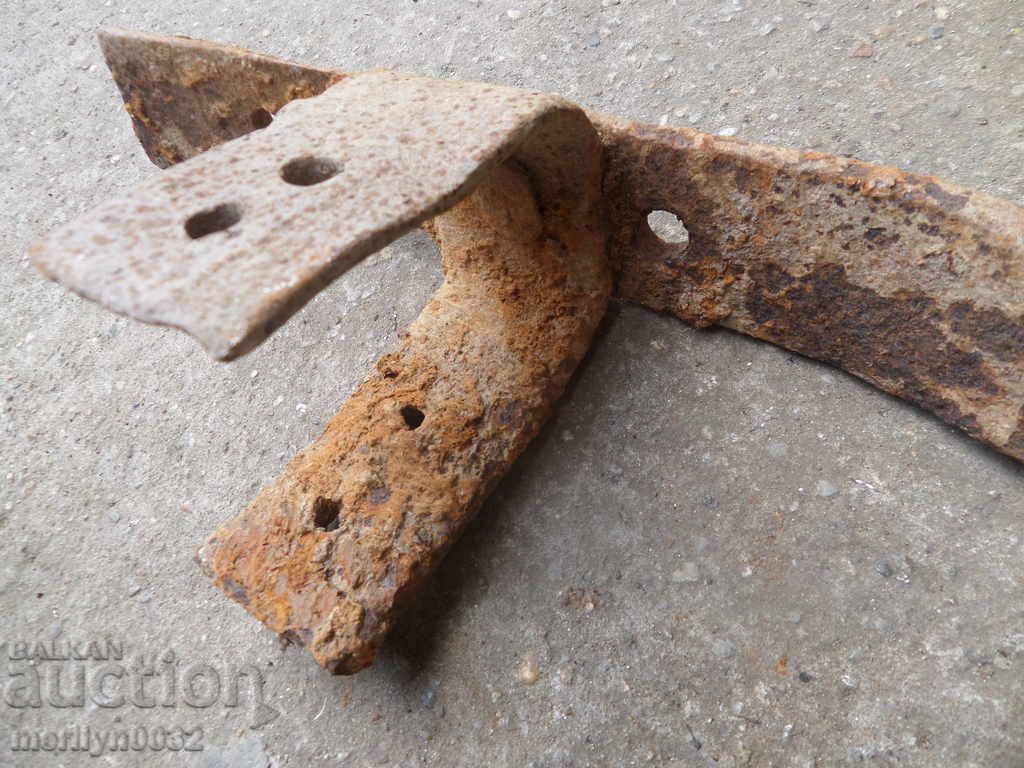 Hand forged wagon brake, wrought iron - 6 Hand forged wagon brake, wrought iron - 6