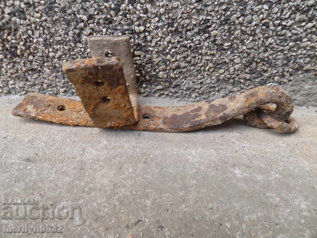 Hand forged wagon brake, wrought iron