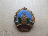 Стара значка Ранен соц За Достойни Дела нагръден знак медал