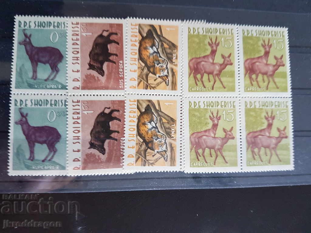 Αλβανία - Άγρια ζώα 1962 MNH Box