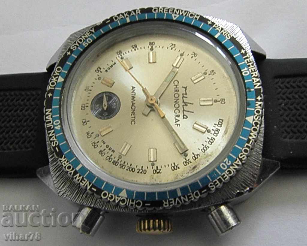 Auction RED MODEL-RUHLA-RUHLA-CHRONOGRAPH Auction RED MODEL-RUHLA-RUHLA-CHRONOGRAPH