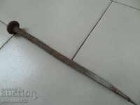 Old forged wagon for donkey wrought iron wedge big nail