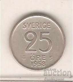 +Швеция  25  оре  1958 г. TS