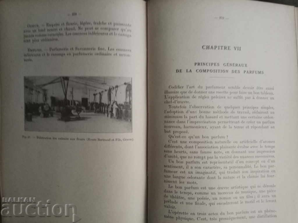 Delivery of Les parfums. An old perfume book Delivery of Les parfums. An old perfume book