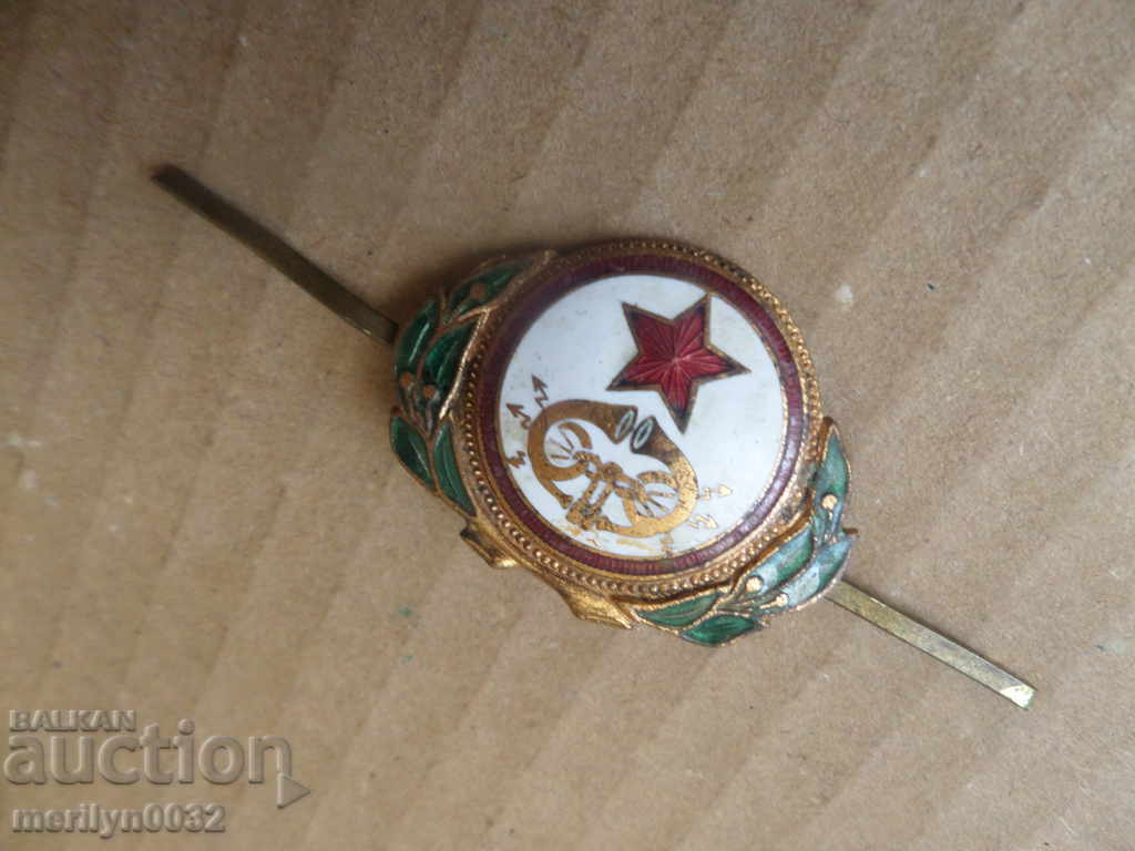 Postcard Cocardia Wound Social Enamel Badge Badge - 5 Postcard Cocardia Wound Social Enamel Badge Badge - 5