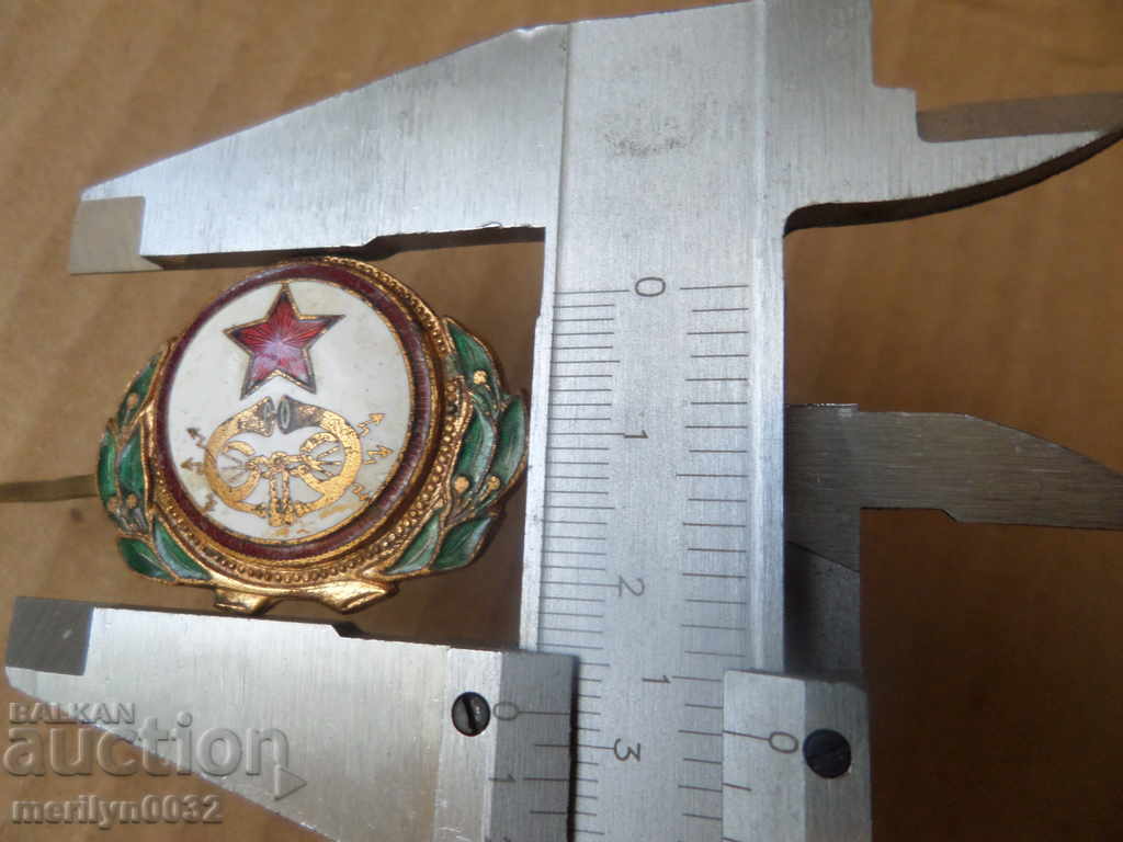 Postcard Cocardia Wound Social Enamel Badge Badge - 6 Postcard Cocardia Wound Social Enamel Badge Badge - 6