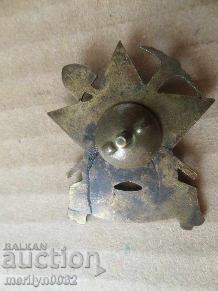 Embroidery brigade logo Early coat medal enamel badge - 6 Embroidery brigade logo Early coat medal enamel badge - 6