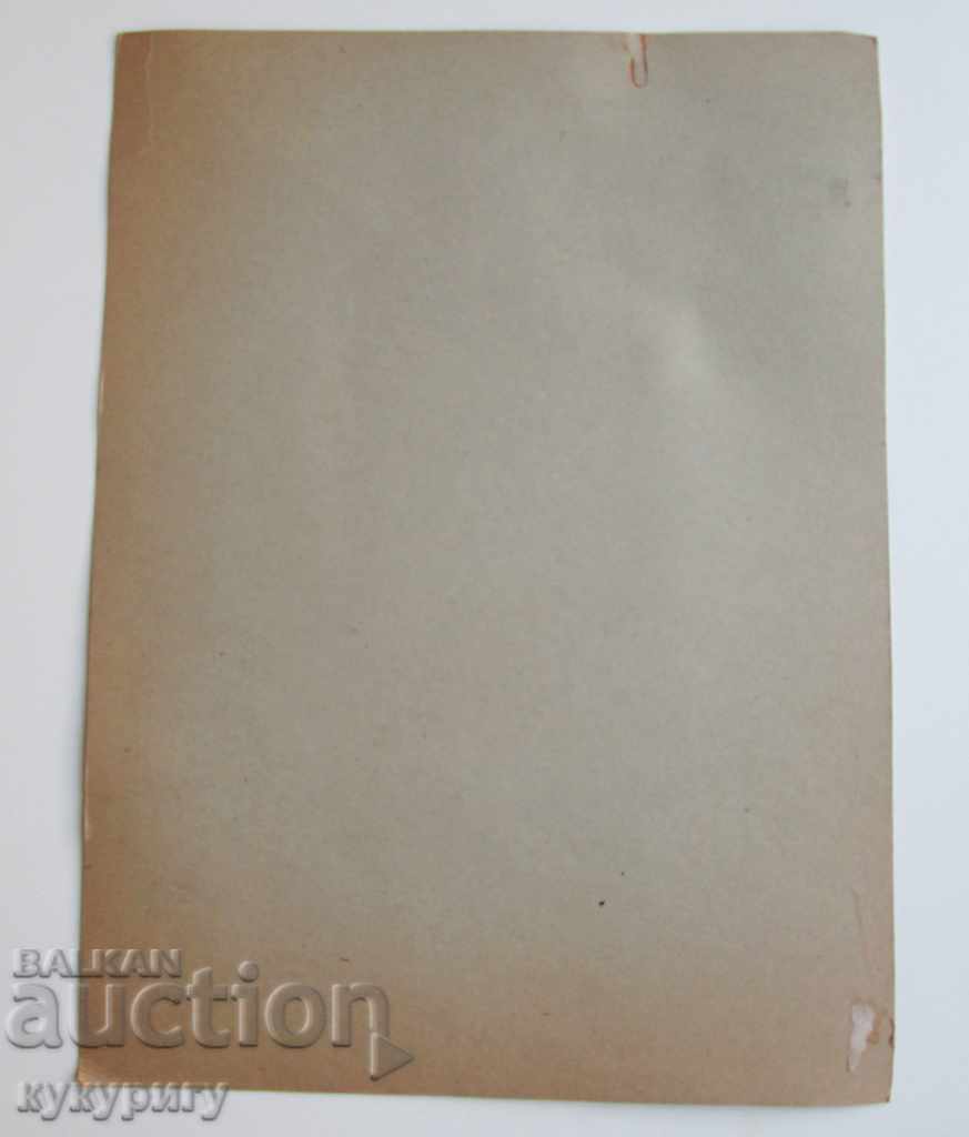 Picture drawing with a tuft design for a children's book unsigned - 5