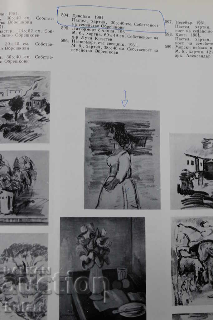 Delivery of Bencho Obreshkov Monograph Pastel Identification Picture Delivery of Bencho Obreshkov Monograph Pastel Identification Picture