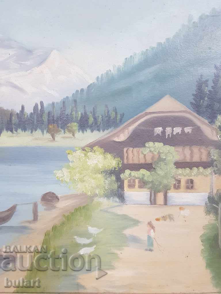 Delivery of Picture Mountain Landscape unknown author M / B 49x34 cm Delivery of Picture Mountain Landscape unknown author M / B 49x34 cm