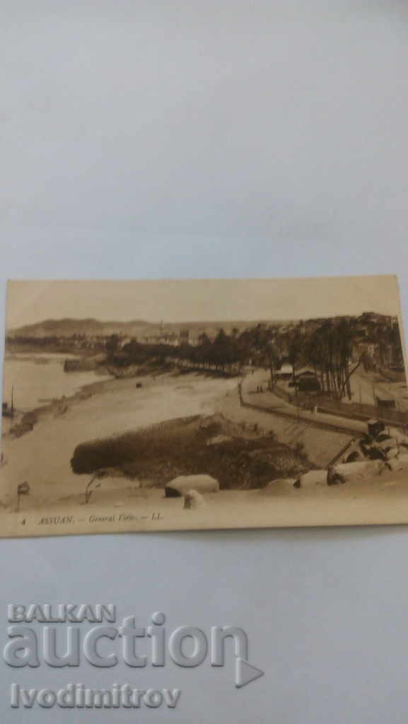 Postcard Assuan General View