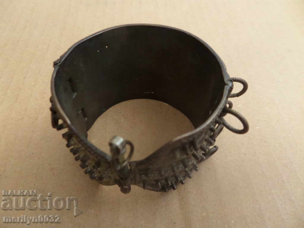 aricii brățară de argint stickleback Sacl din secolul al 18-lea bijuterii bijuterie - 5