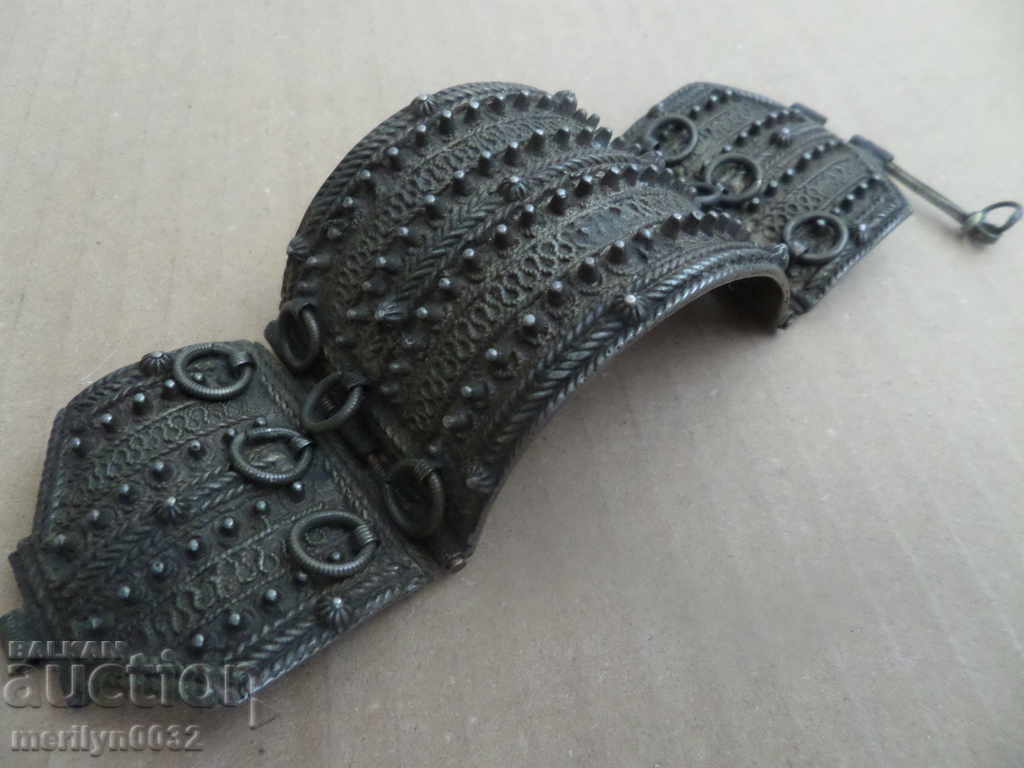 Bracelet Bracelet Bracelet Silver Saucer 18th century jewelery jewel - 7 Bracelet Bracelet Bracelet Silver Saucer 18th century jewelery jewel - 7