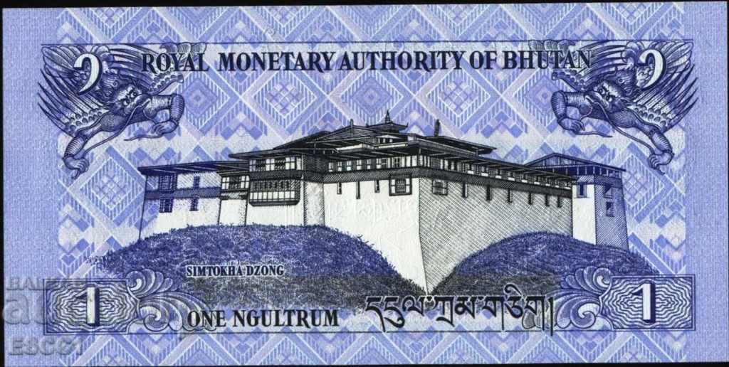 Banknote 1 Nugulum 2006 from Bhutan with price 1.50 BGN | € 0.77