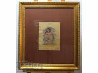 Jules Paskin 1924 Aquarelle, 34,4x25 cm Identification + certificate