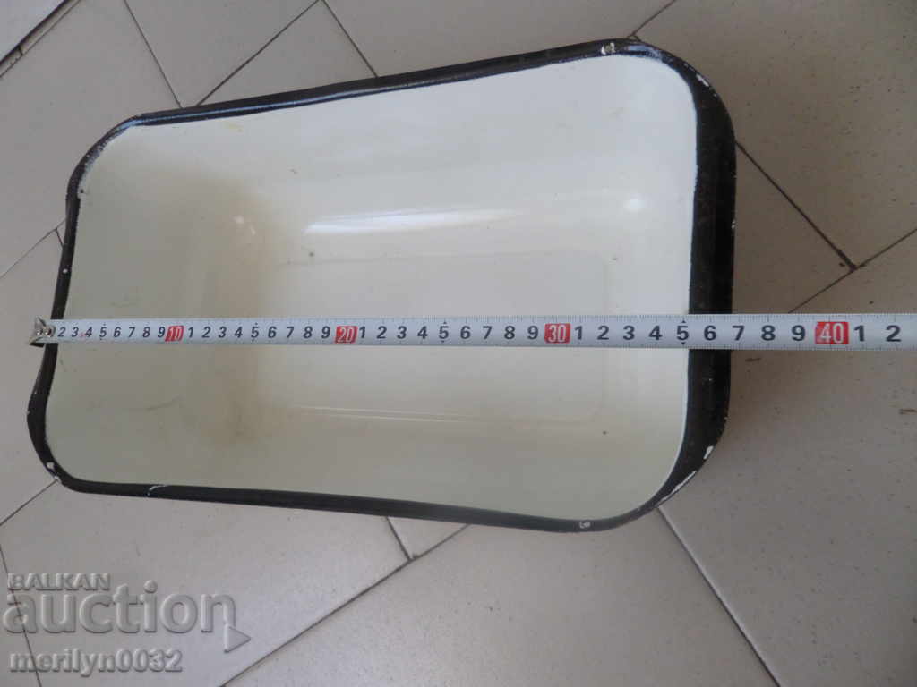 Auction Enamelled tray USSR tray tray with enamel kitchen utensils Auction Enamelled tray USSR tray tray with enamel kitchen utensils